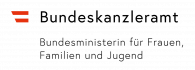 Logo der Bundesministerin für Frauen, Familien und Jugend